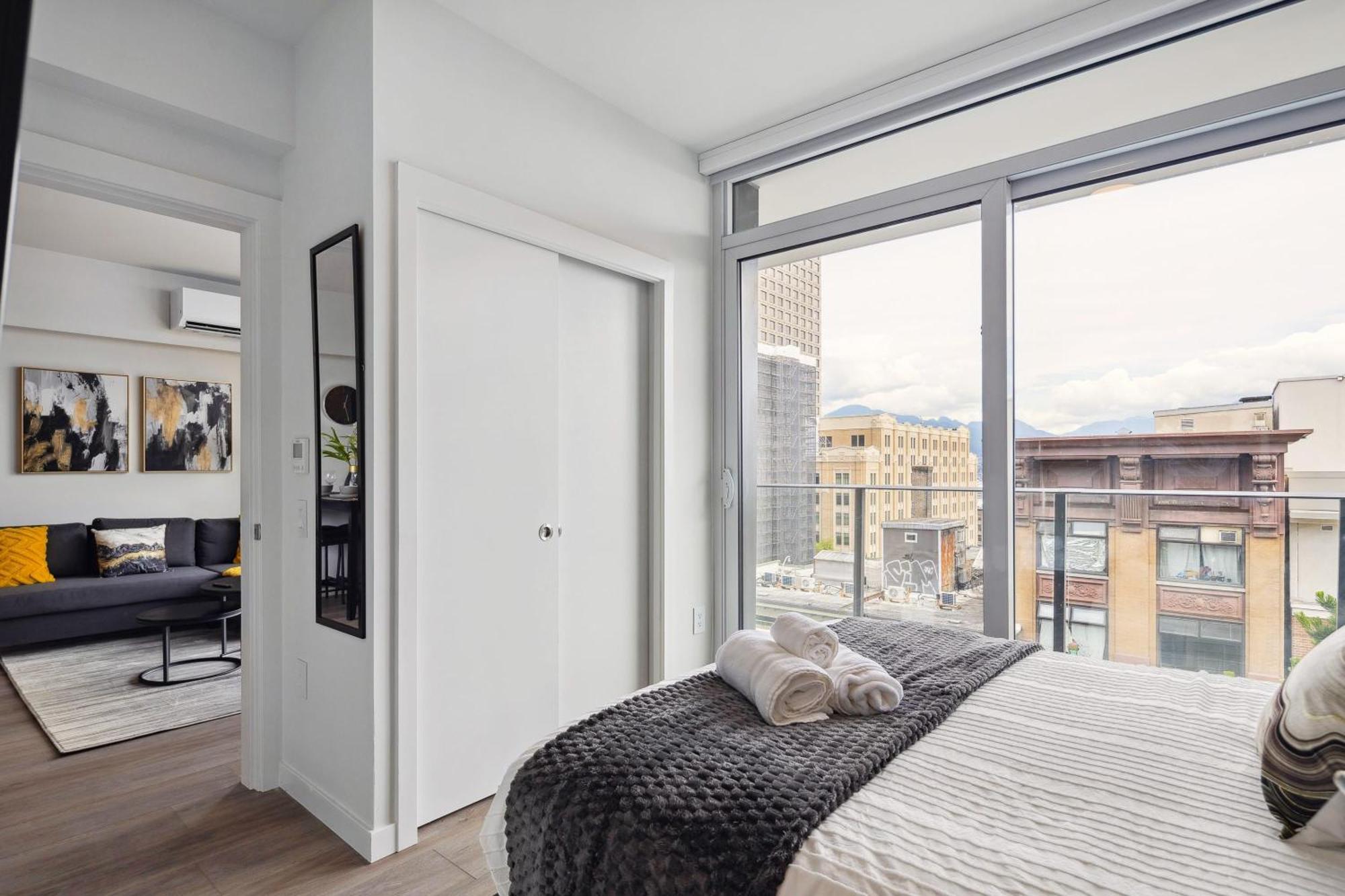 Brand New City Apt In Downtown Vancouver Exterior foto